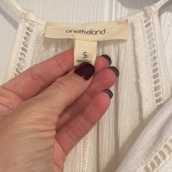 Blue & White Maxi Dress. size small - Picture 3 of 3